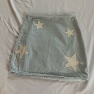 Le Lis Light Blue Star Mini Skirt
